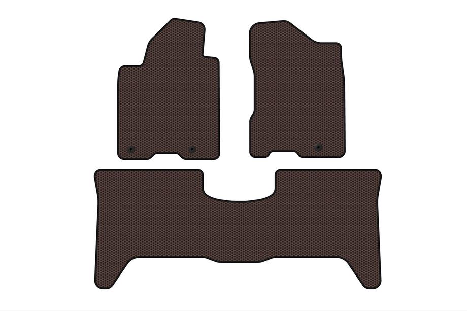 Nissan Armada 2003–2015 Rubberen automatten Carsuit (2 rijen, 2003-2008, bruin) Image