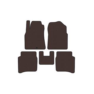 Rubberen automatten Carsuit (SD, bruin) Nissan Primera P12 2002–2007 foto 1