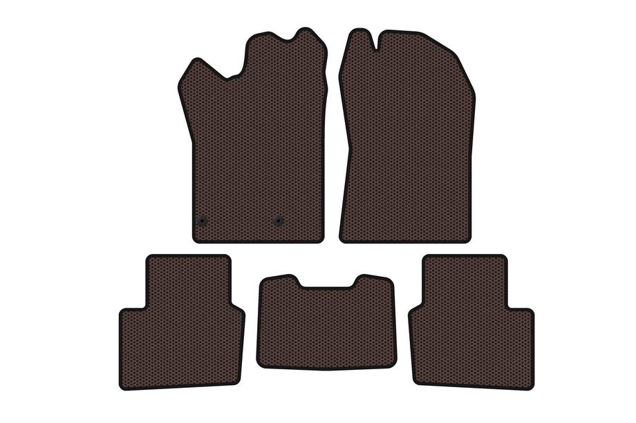 Nissan Qashqai 2021– Rubberen automatten Carsuit (Hybrid, bruin) Image