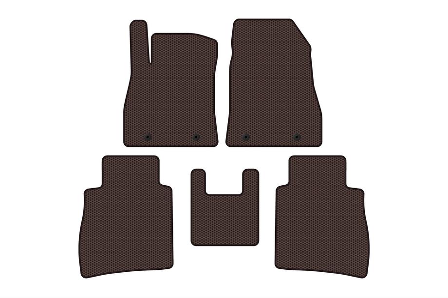 Nissan Sentra 2012–2019 Rubberen automatten Carsuit (SD, bruin) Image