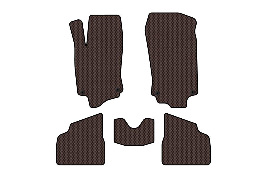 Opel Corsa C 2000–2006 Rubberen automatten Carsuit (Bruin) Image
