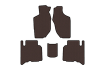 Opel Frontera 1998–2003 Rubberen automatten Carsuit (5-deurs, bruin) foto 1
