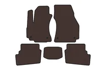 Opel Zafira A 1998–2005 Rubberen automatten Carsuit (2 rijen, 2003-2005, 7-zits, bruin) foto 1
