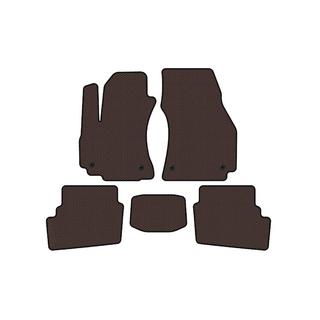 Rubberen automatten Carsuit (2 rijen, 2003-2005, 7-zits, bruin) Opel Zafira A 1998–2005 foto 1