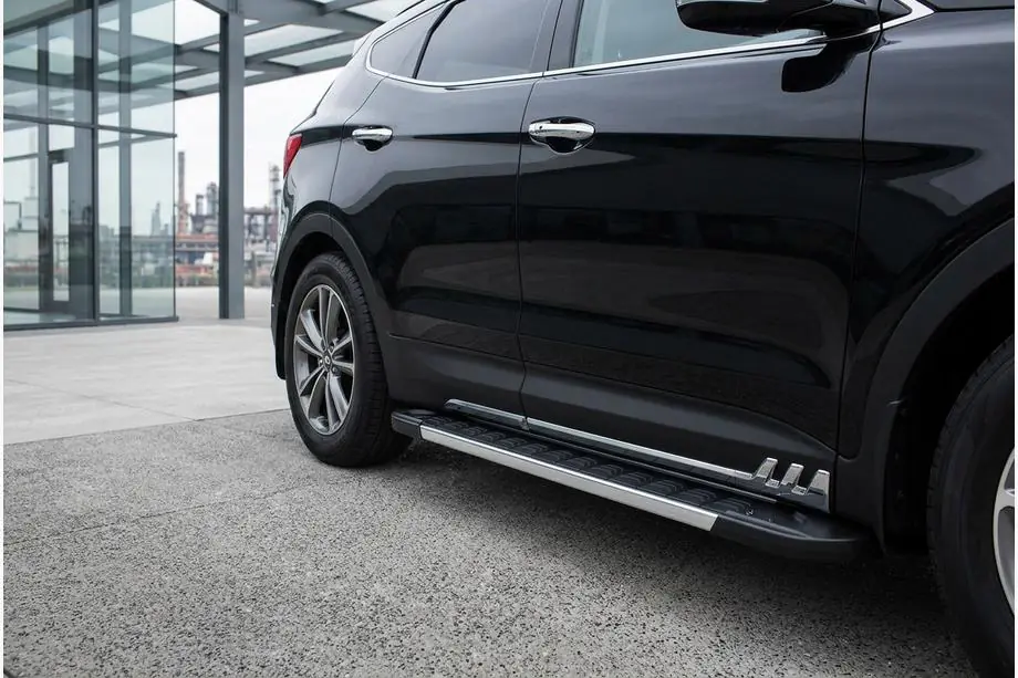 Hyundai Santa Fe 3 2012–2018 Zijtreden RedLine V1 (2 stuks, aluminium) Image