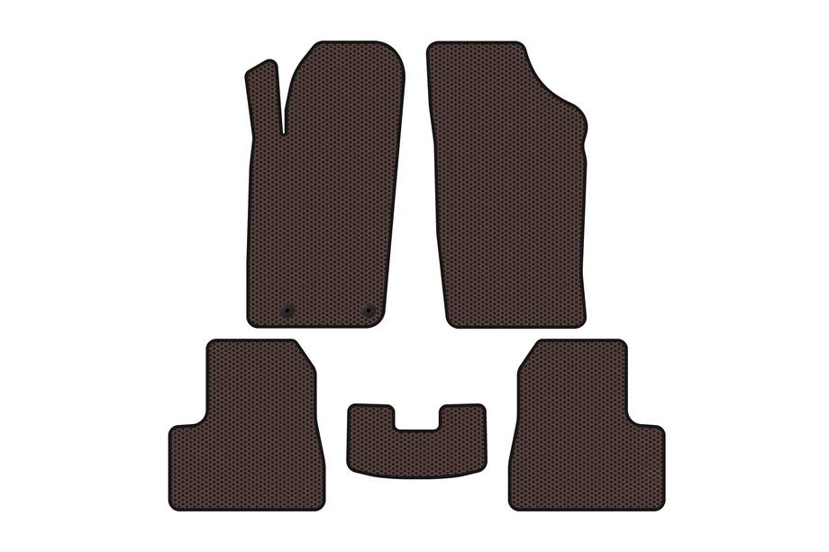 Peugeot 206 1998–2024 Rubberen automatten Carsuit (2009-2013, Bruin) Image