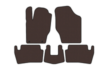 Peugeot 307 2001–2008 Rubberen automatten Carsuit (2001-2005, HB, 5-deurs, bruin) foto 1