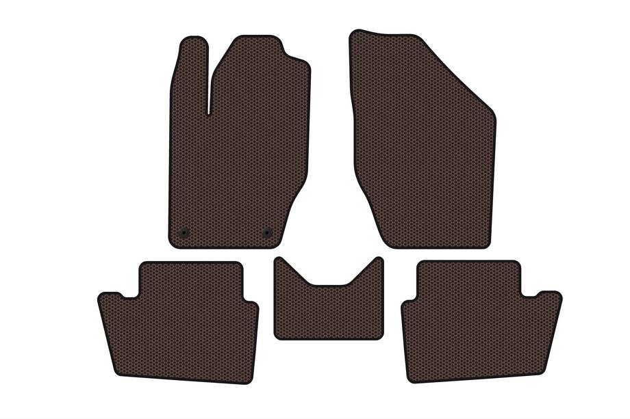 Peugeot 408 2010–2018 Rubberen automatten Carsuit (Bruin) Image