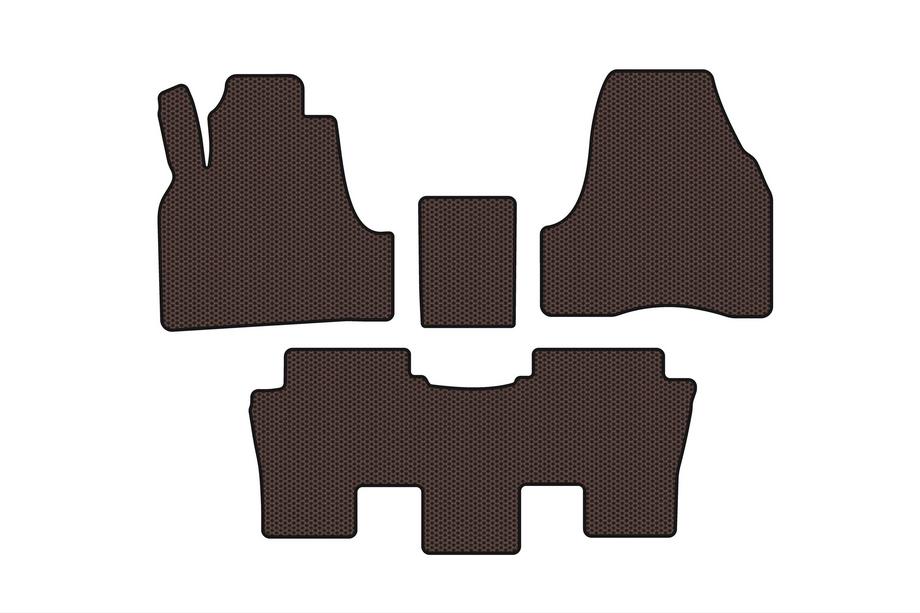 Peugeot 807 2002–2014 Rubberen automatten Carsuit (Bruin) Image