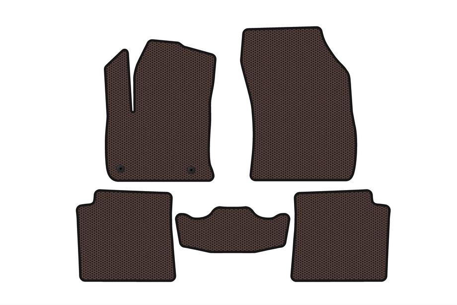 Peugeot 2008 2019– Rubberen automatten Carsuit V1 (Electro, bruin) Image