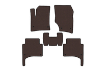 Porsche Cayenne 2003–2010 Rubberen automatten Carsuit (Bruin) foto 1