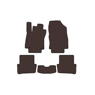 Rubberen automatten Carsuit (2012-2016, HB, 5-deurs, bruin) Renault Clio IV 2012–2019 foto 1