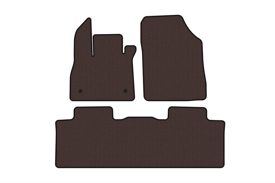 Renault Espace 2014– Rubberen automatten Carsuit (5-zits, bruin) Image