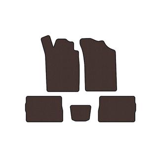 Rubberen automatten Carsuit (SD, bruin) Renault Symbol 1999–2008 foto 1