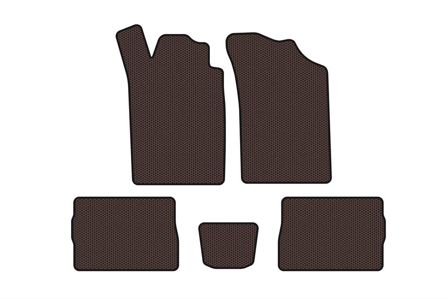 Renault Symbol 1999–2008 Rubberen automatten Carsuit (SD, bruin) Image