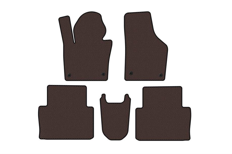 Seat Alhambra 2010– Rubberen automatten Carsuit (2015+, bruin) Image