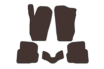 Seat Cordoba 2000–2009 Rubberen automatten Carsuit (SD, bruin) foto 1
