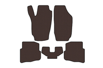 Seat Ibiza 2002–2009 Rubberen automatten Carsuit (Bruin) foto 1