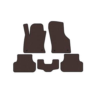Rubberen automatten Carsuit (2013-2016, SW, bruin) Seat Leon 2013–2020 foto 1