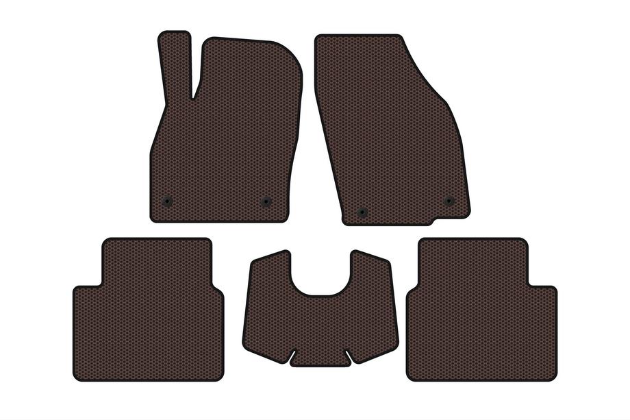 Skoda Kamiq 2019– Rubberen automatten Carsuit (automaat, bruin) Image