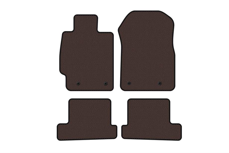 Subaru BRZ 2012–2021 Carsuit rubberen automatten (Coupé, bruin) Image