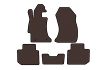 Subaru Impreza 2011–2016 Rubberen automatten Carsuit (SD, bruin) foto 1