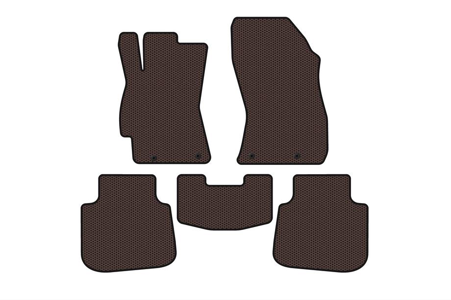 Subaru Legacy 2014–2019 Rubberen automatten Carsuit (SD, Legacy BN, bruin) Image