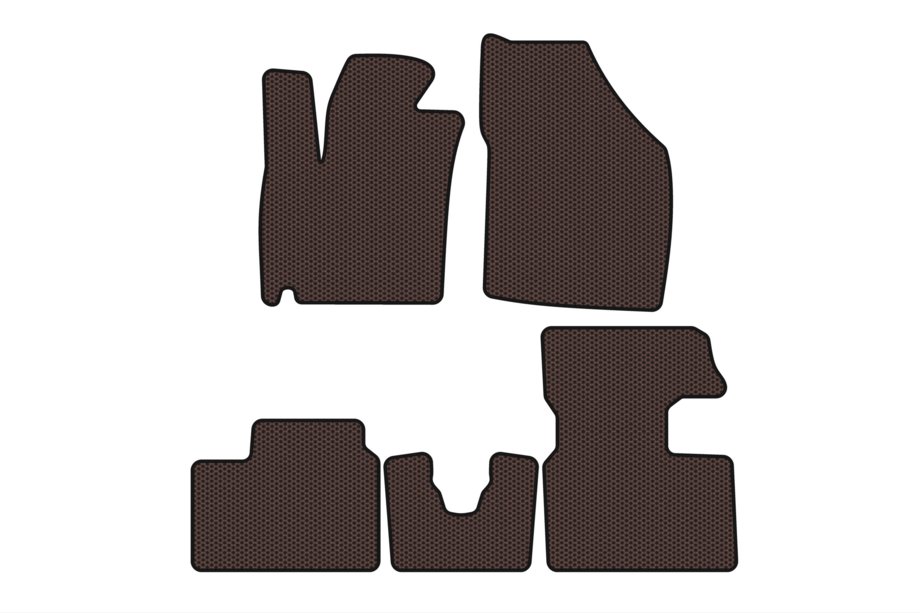Suzuki Ignis 2016– Rubberen automatten voor het interieur Carsuit (2016-2020, HB, bruin) Image