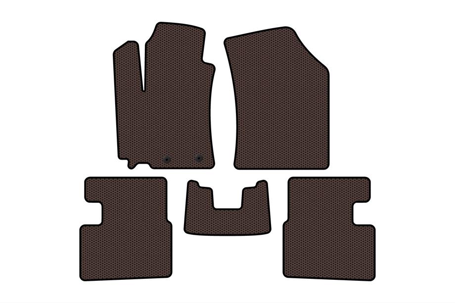 Suzuki Swift 2010–2017 Rubberen automatten Carsuit (HB, 5-deurs, bruin) Image