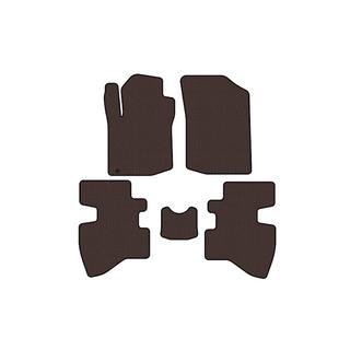 Rubberen automatten Carsuit (2007-2009, HB, 3-deurs, bruin) Toyota Aygo 2007–2014 foto 1