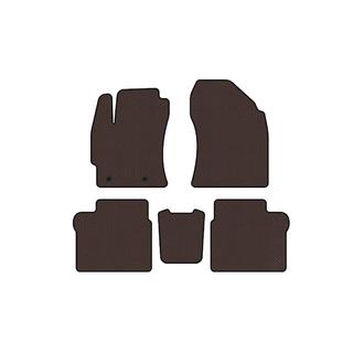 Rubberen automattenset Carsuit (2016-2019, SD, bruin) Toyota Corolla 2013–2019 foto 1