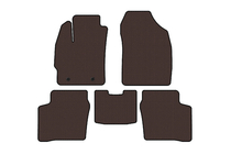 Toyota Prius 2003–2009 Rubberen automatten Carsuit (LB, bruin) foto 1
