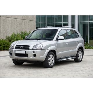 Sunrise side steps (set van 2, aluminium) Hyundai Tucson JM 2004– foto 1