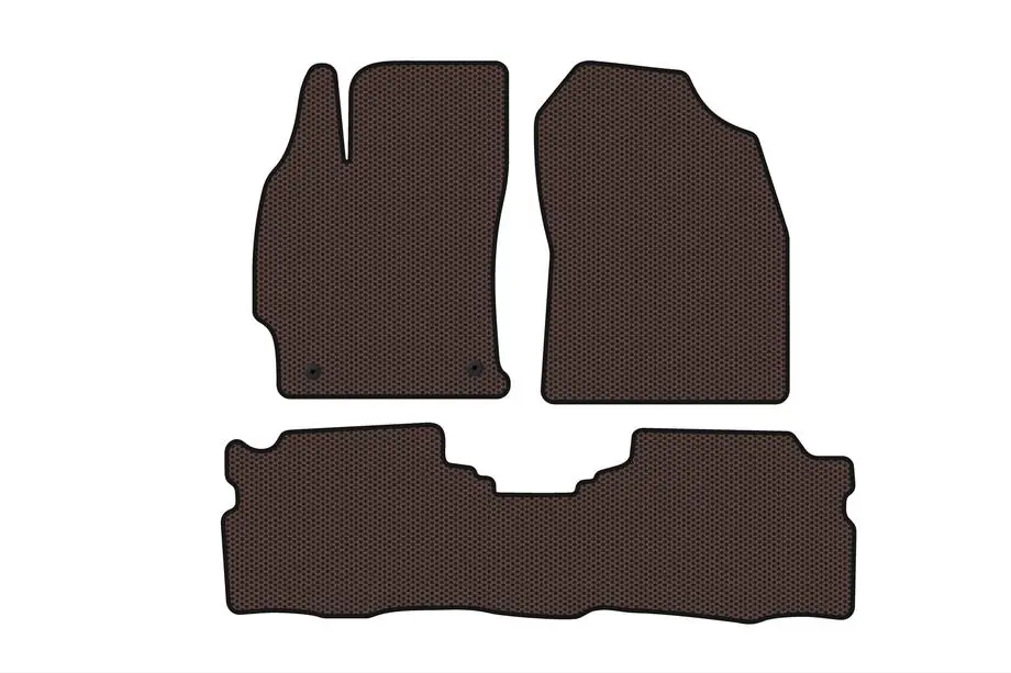 Toyota Prius 2015–2022 Rubberen automatten Carsuit (LB, Hybrid, bruin) Image