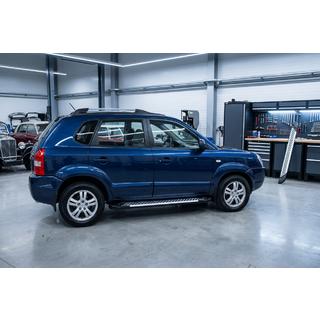 Side steps Line (2 stuks, aluminium) Hyundai Tucson JM 2004– foto 1