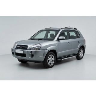 Duru side steps (2 stuks, aluminium) Hyundai Tucson JM 2004– foto 1