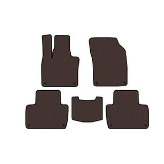Carsuit rubber automatten voor het interieur (2 rijen, bruin) foto 1