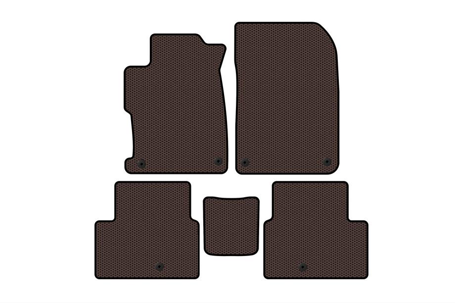 Acura ILX 2012–2022 Rubberen vloermatten Carsuit (2012-2015, bruin) Image