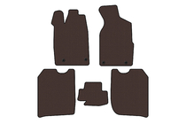 Audi 100 C3 1988–1991 Rubberen automatten Carsuit (1982-1988, Sedan, bruin) foto 1