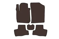 BYD F0 2008–2014 Rubberen automatten Carsuit (Bruin) foto 1