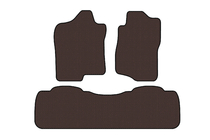 Chevrolet Suburban 2007–2014 Rubberen automatten Carsuit (Bruin) foto 1