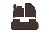 Chevrolet Traverse 2017– Carsuit rubber automatten voor het interieur (2 rijen, bruin) foto 1