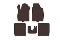 Fiat Panda 2003–2011 Rubberen automatten Carsuit (Bruin) foto 1