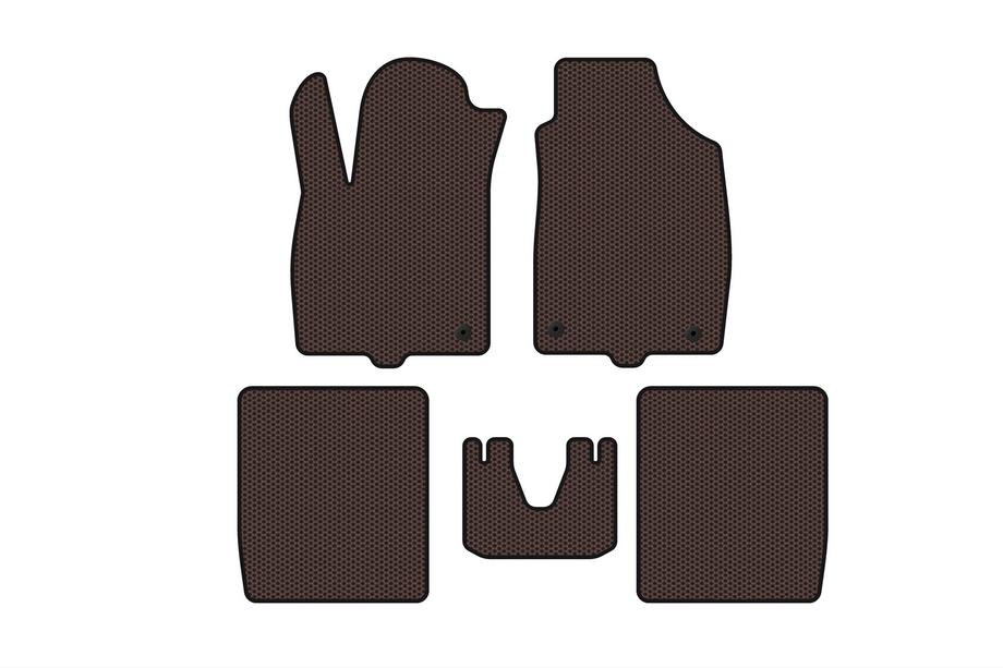 Fiat Panda 2003–2011 Rubberen automatten Carsuit (Bruin) Image