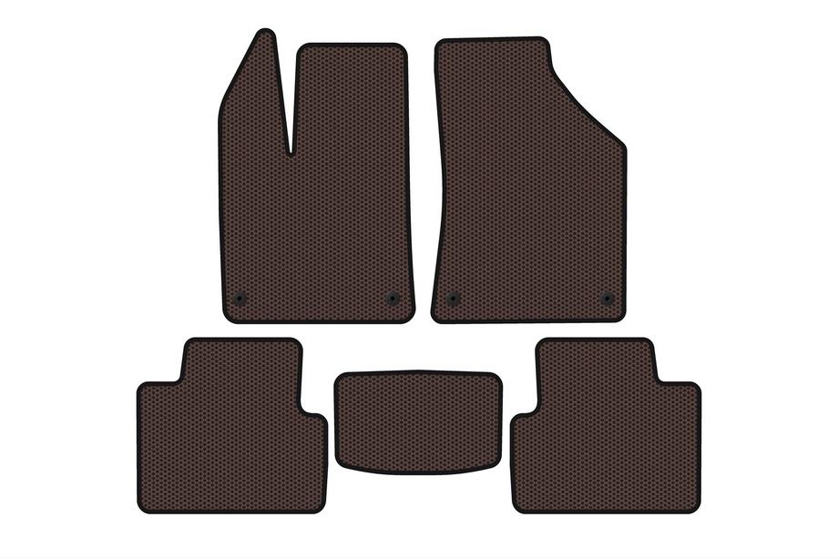 Chrysler 200 I 2010–2014 Rubberen automatten Carsuit (Bruin) Foto 1