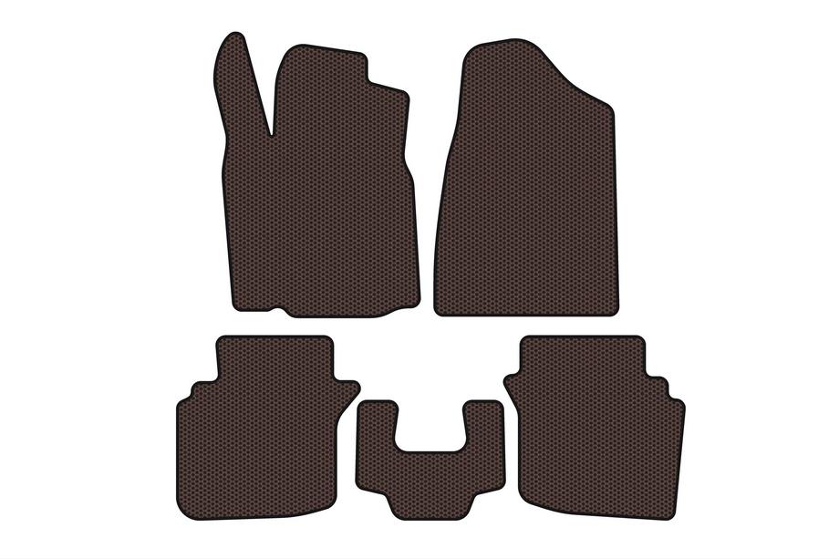 Chrysler Sebring II 2001–2006 Rubberen automatten Carsuit (2004-2006, bruin) Image