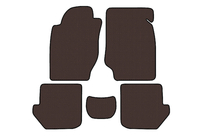 Toyota Rav 4 1996–2001 Rubberen automatten Carsuit (Bruin) foto 1