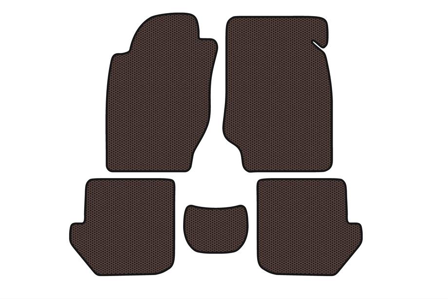 Toyota Rav 4 1996–2001 Rubberen automatten Carsuit (Bruin) Image
