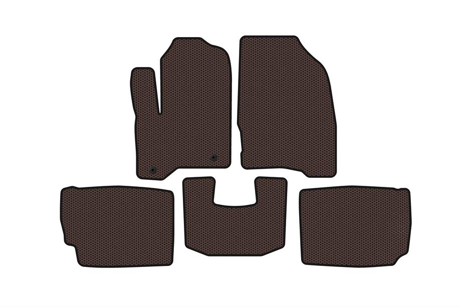 Ford Taurus 2010–2019 Rubberen automatten Carsuit voor het interieur (2010-2012, bruin) Foto 1