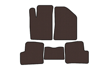 Geely FC 2006–2011 Rubberen automatten Carsuit (Bruin) foto 1